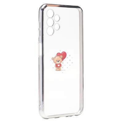 Чехол-накладка для Samsung A135 Galaxy A13 4G (серебяный) Activ Pilot