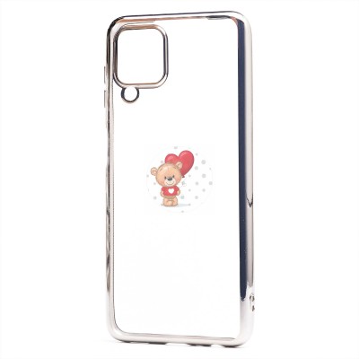 Чехол-накладка для Samsung A225 Galaxy A22 4G (серебяный) Activ Pilot