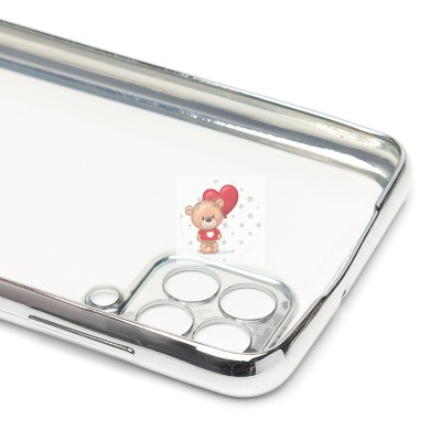 Чехол-накладка для Samsung M325 Galaxy M32 Global (серебяный) Activ Pilot