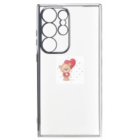 Чехол-накладка для Samsung S918 Galaxy S23 Ultra (серебяный) Activ Pilot