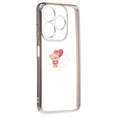 Чехол-накладка для Tecno Spark 10 4G (серебяный) Activ Pilot Чехол-накладка для Tecno Spark 10 4G (серебяный) Activ Pilot