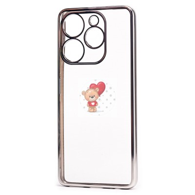 Чехол-накладка для Tecno Spark 10 Pro (серебяный) Activ Pilot Чехол-накладка для Tecno Spark 10 Pro (серебяный) Activ Pilot