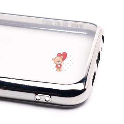 Чехол-накладка для Tecno Spark 8c (серебяный) Activ Pilot