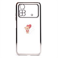 Чехол-накладка для Xiaomi Poco M4 Pro 4G (серебяный) Activ Pilot