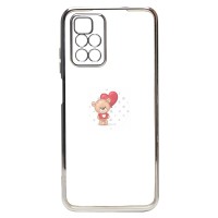 Чехол-накладка для Xiaomi Redmi 10 5G (серебяный) Activ Pilot