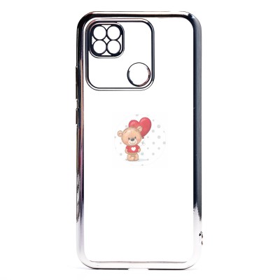 Чехол-накладка для Xiaomi Redmi 10A (серебяный) Activ Pilot