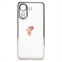 Чехол-накладка для Xiaomi Redmi 13C (серебяный) Activ Pilot