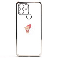 Чехол-накладка для Xiaomi Redmi A1+ (серебяный) Activ Pilot