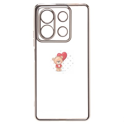 Чехол-накладка для Xiaomi Redmi Note 13 5G Global (серебяный) Activ Pilot