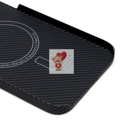 Чехол-накладка для Apple iPhone 12 Pro Max (черный) Cellis SM009 POSH KEVLAR SafeMag