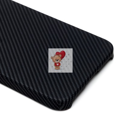 Чехол-накладка для Apple iPhone 12 (черный) Cellis SM009 POSH KEVLAR SafeMag