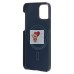 Чехол-накладка для Apple iPhone 12 (синий) Cellis SM009 POSH KEVLAR SafeMag