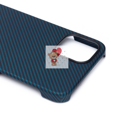 Чехол-накладка для Apple iPhone 12 (синий) Cellis SM009 POSH KEVLAR SafeMag