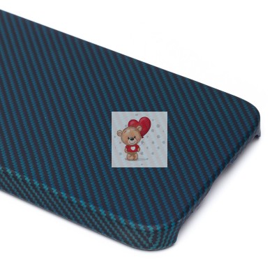 Чехол-накладка для Apple iPhone 12 (синий) Cellis SM009 POSH KEVLAR SafeMag