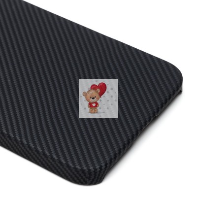 Чехол-накладка для Apple iPhone 13 Pro Max (черный) Cellis SM009 POSH KEVLAR SafeMag