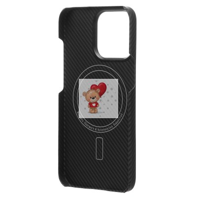 Чехол-накладка для Apple iPhone 13 Pro (черный) Cellis SM009 POSH KEVLAR SafeMag