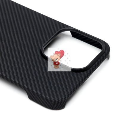 Чехол-накладка для Apple iPhone 13 Pro (черный) Cellis SM009 POSH KEVLAR SafeMag