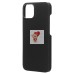 Чехол-накладка для Apple iPhone 13 (черный) Cellis SM009 POSH KEVLAR SafeMag