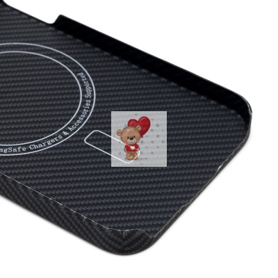 Чехол-накладка для Apple iPhone 13 (черный) Cellis SM009 POSH KEVLAR SafeMag