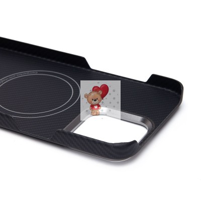 Чехол-накладка для Apple iPhone 14 Pro Max (черный) Cellis SM009 POSH KEVLAR SafeMag Чехол-накладка для Apple iPhone 14 Pro Max (черный) Cellis SM009 POSH KEVLAR SafeMag