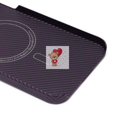 Чехол-накладка для Apple iPhone 14 Pro Max (фиолетовый) Cellis SM009 POSH KEVLAR SafeMag Чехол-накладка для Apple iPhone 14 Pro Max (фиолетовый) Cellis SM009 POSH KEVLAR SafeMag