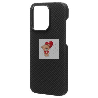 Чехол-накладка для Apple iPhone 14 Pro (черный) Cellis SM009 POSH KEVLAR SafeMag Чехол-накладка для Apple iPhone 14 Pro (черный) Cellis SM009 POSH KEVLAR SafeMag