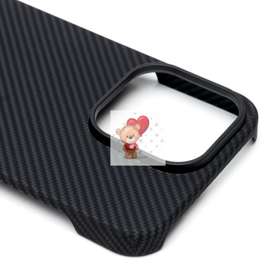 Чехол-накладка для Apple iPhone 14 Pro (черный) Cellis SM009 POSH KEVLAR SafeMag Чехол-накладка для Apple iPhone 14 Pro (черный) Cellis SM009 POSH KEVLAR SafeMag