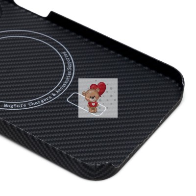 Чехол-накладка для Apple iPhone 14 Pro (черный) Cellis SM009 POSH KEVLAR SafeMag Чехол-накладка для Apple iPhone 14 Pro (черный) Cellis SM009 POSH KEVLAR SafeMag