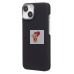 Чехол-накладка для Apple iPhone 14 (черный) Cellis SM009 POSH KEVLAR SafeMag