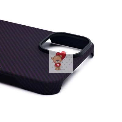 Чехол-накладка для Apple iPhone 14 (фиолетовый) Cellis SM009 POSH KEVLAR SafeMag
