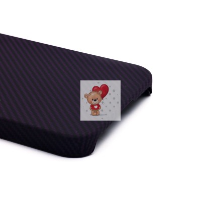 Чехол-накладка для Apple iPhone 14 (фиолетовый) Cellis SM009 POSH KEVLAR SafeMag