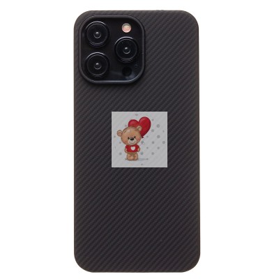 Чехол-накладка для Apple iPhone 15 Pro Max (черный) Cellis SM009 POSH KEVLAR SafeMag Чехол-накладка для Apple iPhone 15 Pro Max (черный) Cellis SM009 POSH KEVLAR SafeMag