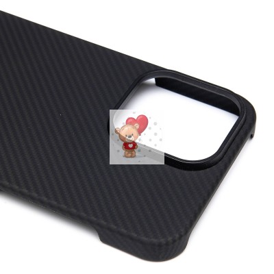 Чехол-накладка для Apple iPhone 15 Pro Max (черный) Cellis SM009 POSH KEVLAR SafeMag