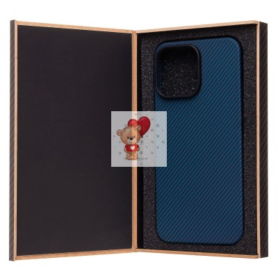 Чехол-накладка для Apple iPhone 15 Pro Max (синий) Cellis SM009 POSH KEVLAR SafeMag