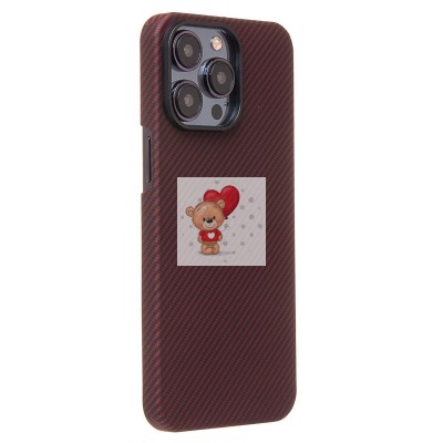 Чехол-накладка для Apple iPhone 15 Pro Max (красный) Cellis SM009 POSH KEVLAR SafeMag Чехол-накладка для Apple iPhone 15 Pro Max (красный) Cellis SM009 POSH KEVLAR SafeMag