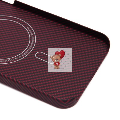 Чехол-накладка для Apple iPhone 15 Pro Max (красный) Cellis SM009 POSH KEVLAR SafeMag Чехол-накладка для Apple iPhone 15 Pro Max (красный) Cellis SM009 POSH KEVLAR SafeMag