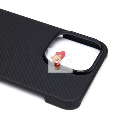 Чехол-накладка для Apple iPhone 15 Pro (черный) Cellis SM009 POSH KEVLAR SafeMag