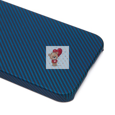 Чехол-накладка для Apple iPhone 15 Pro (синий) Cellis SM009 POSH KEVLAR SafeMag