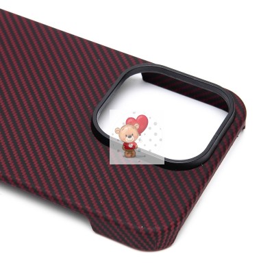 Чехол-накладка для Apple iPhone 15 Pro (красный) Cellis SM009 POSH KEVLAR SafeMag