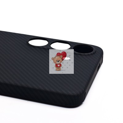 Чехол-накладка для Samsung Galaxy S24 (черный) Cellis SM009 POSH KEVLAR SafeMag