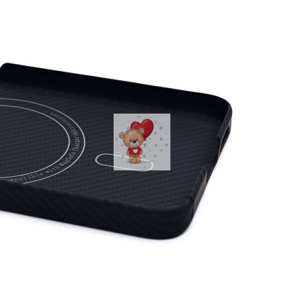 Чехол-накладка для Samsung Galaxy S24 (черный) Cellis SM009 POSH KEVLAR SafeMag