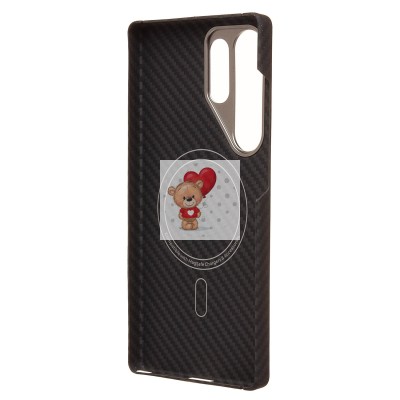 Чехол-накладка для Samsung Galaxy S25 Ultra (черный) Cellis SM009 POSH KEVLAR SafeMag Чехол-накладка для Samsung Galaxy S25 Ultra (черный) Cellis SM009 POSH KEVLAR SafeMag