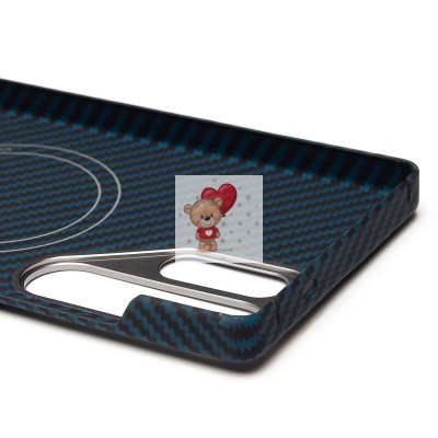 Чехол-накладка для Samsung Galaxy S25 Ultra (темно-синий) Cellis SM009 POSH KEVLAR SafeMag Чехол-накладка для Samsung Galaxy S25 Ultra (темно-синий) Cellis SM009 POSH KEVLAR SafeMag