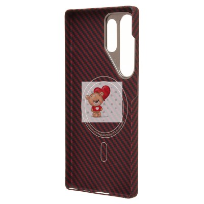 Чехол-накладка для Samsung Galaxy S25 Ultra (красный) Cellis SM009 POSH KEVLAR SafeMag Чехол-накладка для Samsung Galaxy S25 Ultra (красный) Cellis SM009 POSH KEVLAR SafeMag