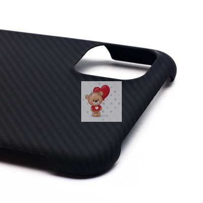 Чехол-накладка для Apple iPhone 11 (черный) Cellis SM009 POSH KEVLAR SLIM