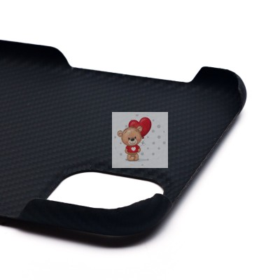 Чехол-накладка для Apple iPhone 11 (черный) Cellis SM009 POSH KEVLAR SLIM