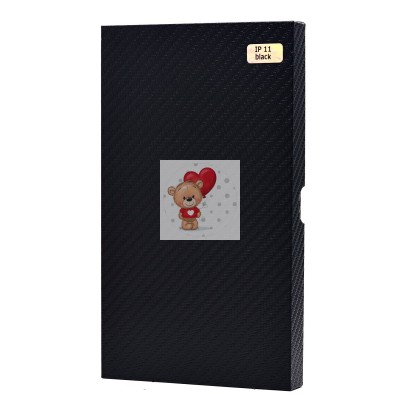 Чехол-накладка для Apple iPhone 11 (черный) Cellis SM009 POSH KEVLAR SLIM