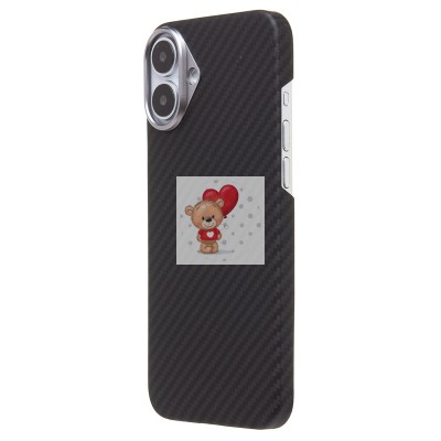 Чехол-накладка Apple iPhone 16 Plus (черный) Cellis SM009 POSH KEVLAR для Чехол-накладка Apple iPhone 16 Plus (черный) Cellis SM009 POSH KEVLAR для