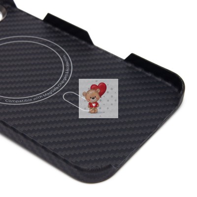 Чехол-накладка Apple iPhone 16 Pro Max (черный) Cellis SM009 POSH KEVLAR для