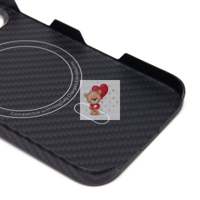 Чехол-накладка Apple iPhone 16 Pro (черный) Cellis SM009 POSH KEVLAR для